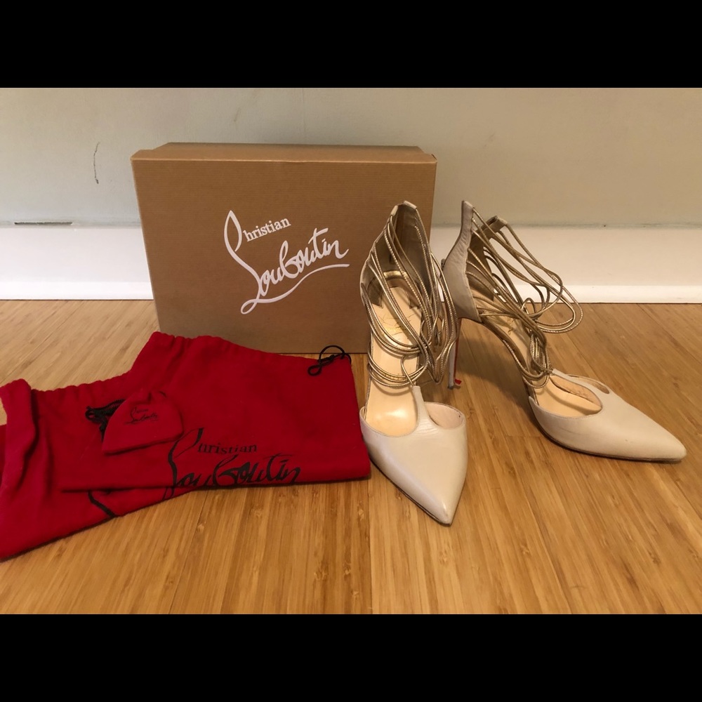 Louboutin Confusa 100 Kid/Nappa Laminata